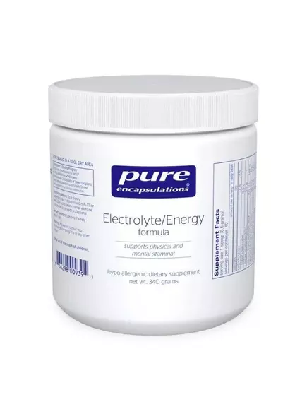 Pure Encapsulations Electrolyte Energy Formula / Электролиты 340 гр в магазине биодобавок nutrido.shop