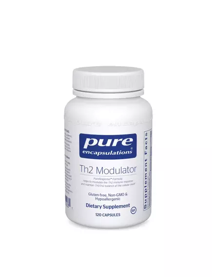 PURE ENCAPSULATIONS TH2 MODULATOR / МОДУЛЯТОР ІМУННОЇ ВІДПОВІДІ TH2 120 КАПСУЛ від магазину біодобавок nutrido.shop