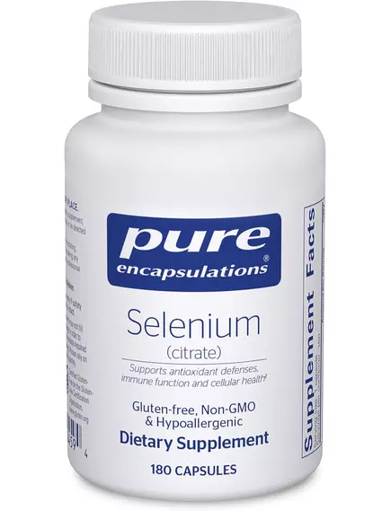 PURE SELENIUN CITRATE / СЕЛЕН ЦИТРАТ 180 КАПСУЛ від магазину біодобавок nutrido.shop