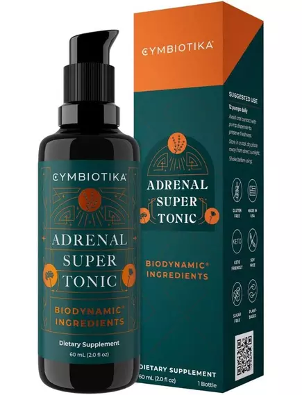 Cymbiotika Adrenal Super Tonic / Поддержка надпочечников Супер Тоник антистресс 60 мл в магазине биодобавок nutrido.shop