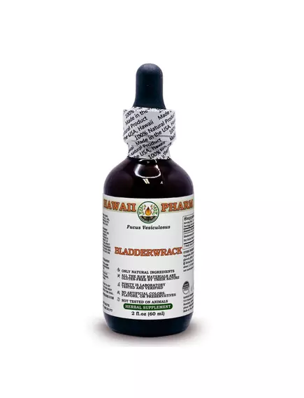 Hawaii Pharm Bladderwrack Alcohol-FREE / Фукус пухирчастий без спирту 60 мл від магазину біодобавок nutrido.shop