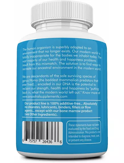 ANCESTRAL SUPPLEMENTS BEEF LUNG / ГОВЯЖЬЕ ЛЕГКЕ 180 КАПСУЛ, фото 3 від магазину біодобавок nutrido.shop