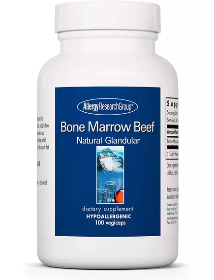 ALLERGY RESEARCH BONE MARROW BEEF / КІСТКОВИЙ МОЗОК ЯЛОВИЧИЙ 100 КАПСУЛ від магазину біодобавок nutrido.shop