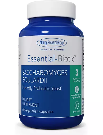 ALLERGY RESEARCH ESSENTIAL-BIOTIC SACCHAROMYCES BOULARDII / САХАРОМІЦЕТИ БУЛАРДІ 60 КАПСУЛ від магазину біодобавок nutrido.shop