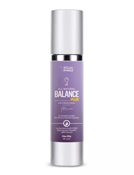 BIOLABS PRO NATURAL BALANCE CREAM PLUS / БАЛАНСУЮЧИЙ КРЕМ ПЛЮС ЕСТРОГЕН, ПРОГЕСТЕРОН, ДГЕА 102 ГРАМІВ від магазину біодобавок nutrido.shop