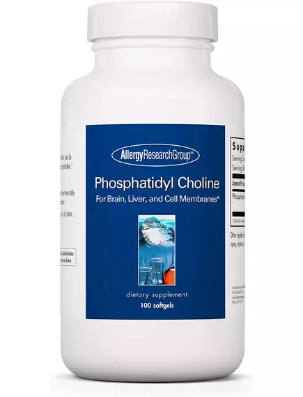 Allergy Research Phosphatidyl Choline / Фосфатидилхолин 100 капсул в магазине биодобавок nutrido.shop