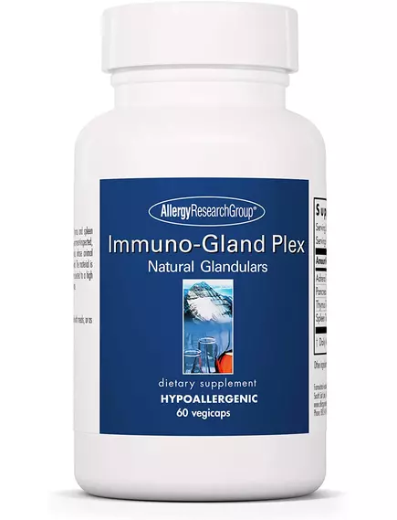 ALLERGY RESEARCH IMMUNO-GLAND PLEX / СУМІШ 4 ВИДІВ ЗАЛОЗИСТИХ ТКАНИН 60 КАПСУЛ від магазину біодобавок nutrido.shop