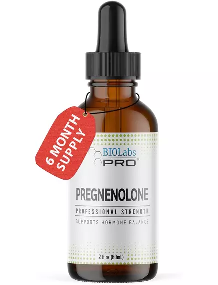 BIOLabs PRO Pregnenolone Professional Strength / Прегненолон олія для гормонального балансу 60 мл від магазину біодобавок nutrido.shop