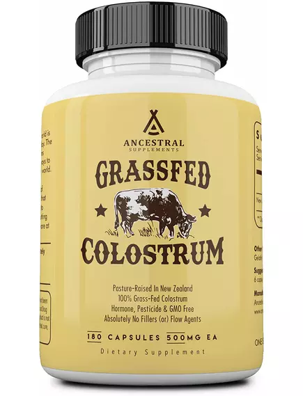 ANCESTRAL SUPPLEMENTS COLOSTRUM / КОЛОСТРУМ МОЛОЗИВО 180 КАПСУЛ від магазину біодобавок nutrido.shop