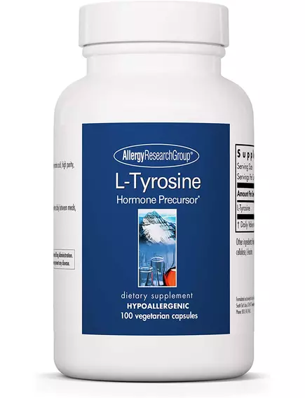 ALLERGY RESEARCH L-TYROSINE / Л-ТИРОЗИН 500 МГ 100 КАПСУЛ від магазину біодобавок nutrido.shop