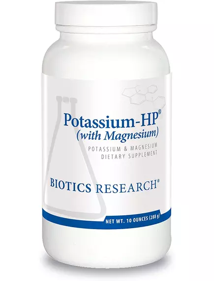 BIOTICS RESEARCH POTASSIUM-HP (WITH MAGNESIUM) / ВИСОКОЕФЕКТИВНИЙ КАЛІЙ 1200 МГ + МАГНІЙ 288 Г від магазину біодобавок nutrido.shop