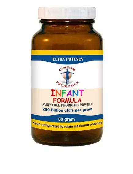 CUSTOM PROBIOTICS INFANT PROBIOTIC / ФОРМУЛА З ПРОБІОТИКАМИ ДЛЯ НЕМОВЛЯТ 50ГР від магазину біодобавок nutrido.shop