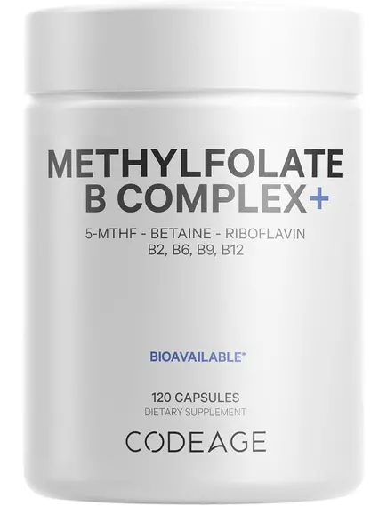 CODEAGE METHYLFOLATE B COMPLEX / МЕТИЛФОЛАТ Б КОМПЛЕКС З 5-MTHF120 КАПСУЛ від магазину біодобавок nutrido.shop