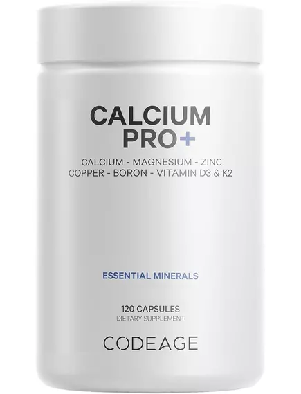 CodeAge Calcium Pro+ / Кальцій + вітаміни та мінерали 120 капсул від магазину біодобавок nutrido.shop