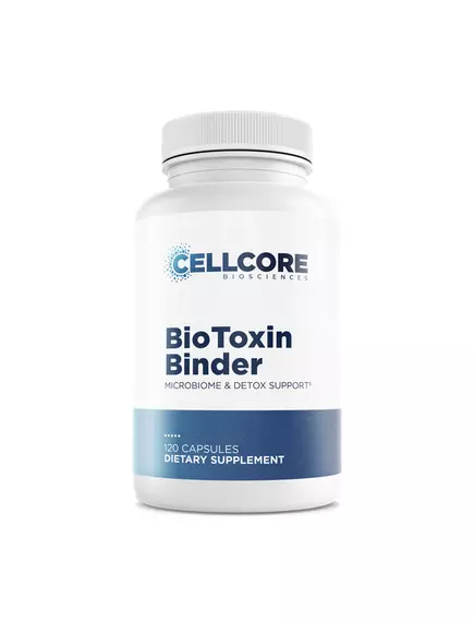 CELLCORE BIOTOXIN BINDER / СОРБЕНТ ДЛЯ БІОТОКСИНІВ 120 КАПСУЛ від магазину біодобавок nutrido.shop