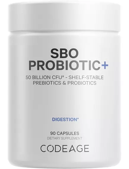 CODEAGE SBO PROBIOTIC + 50 BILLION CFU / ҐРУНТОВІ ПРОБІОТИКИ 50 МЛРД КУО 90 КАПСУЛ від магазину біодобавок nutrido.shop