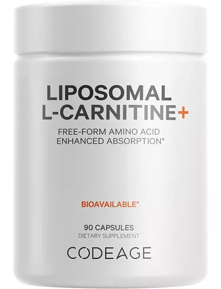 CODEAGE LIPOSOMAL L-CARNITINE / ЛІПОСОМАЛЬНИЙ L-КАРНІТИН 90 КАПСУЛ від магазину біодобавок nutrido.shop