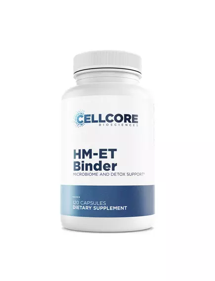 CELLCORE HM-ET BINDER / СОРБЕНТ ДЛЯ ВИВЕДЕННЯ ВАЖКИХ МЕТАЛІВ 120 КАПСУЛ від магазину біодобавок nutrido.shop