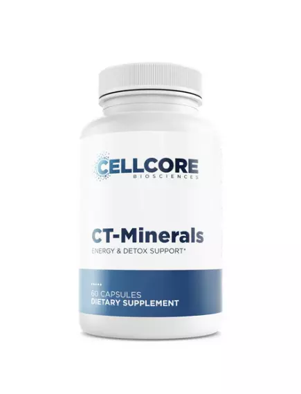 CELLCORE CT-MINERALS / ФУЛЬВОВІ МІНЕРАЛИ ТА АМІНОКИСЛОТИ ДЛЯ ПІДТРИМКИ ДЕТОКСИКАЦІЇ 60 КАПСУЛ від магазину біодобавок nutrido.shop