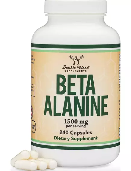 DOUBLE WOOD BETA ALANINE / БЕТА-АЛАНІН 750 МГ 240 КАПСУЛ від магазину біодобавок nutrido.shop