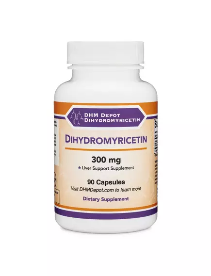 Double Wood Dihydromyricetin DHM / Дигідромирицетин (ДГМ) для полегшення похмілля 300 мг 90 капсул від магазину біодобавок nutrido.shop