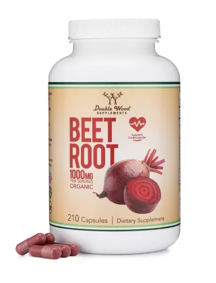 DOUBLE WOOD BEET ROOT POWDER / КОРІНЬ БУРЯКА ПОРОШОК 1000 МГ 210 КАПСУЛ від магазину біодобавок nutrido.shop