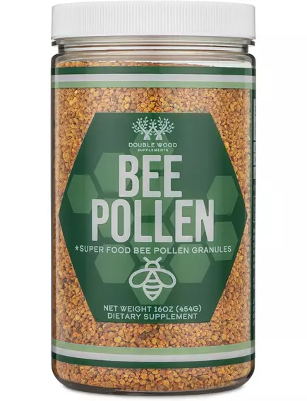 Double Wood Bee Pollen Supplement / Бджолиний пилок 454 г від магазину біодобавок nutrido.shop