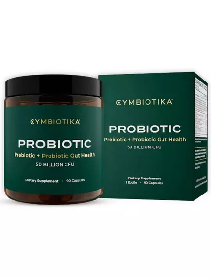 CYMBIOTIKA PROBIOTIC / ПРОБІОТИКИ 19 ШТАМІВ + ПРЕБІОТИКИ 90 КАПСУЛ від магазину біодобавок nutrido.shop