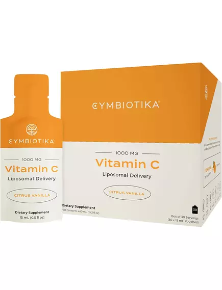 CYMBIOTIKA LIPOSOMAL VITAMIN C / ЛІПОСОМАЛЬНИЙ ВІТАМІН C 1000 МГ 30 САШЕ від магазину біодобавок nutrido.shop