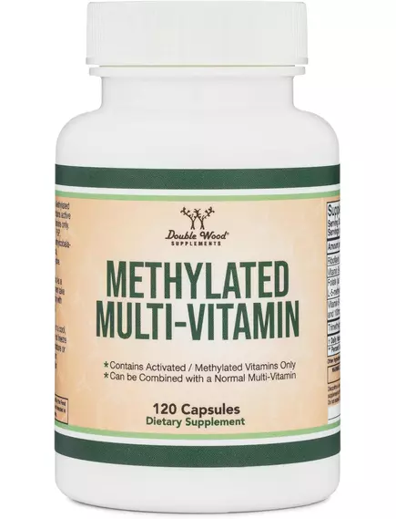 Double Wood Methylated Multivitamin /  Мультивітаміни метильовані 120 капсул від магазину біодобавок nutrido.shop