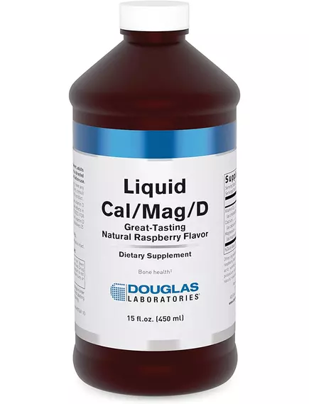 DOUGLAS LABORATORIES LIQUID CAL/MAG/D / РІДКИЙ КАЛЬЦІЙ МАГНІЙ Д 450 МЛ від магазину біодобавок nutrido.shop