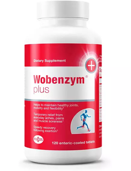 WOBENZYM PLUS / ВОБЕНЗИМ ПЛЮС 120 ТАБЛЕТОК від магазину біодобавок nutrido.shop