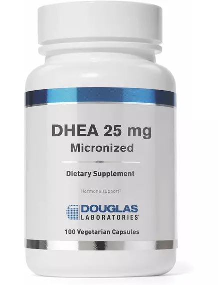 Douglas Laboratories DHEA / ДГЕА 25 мг мікронізований 100 капсул від магазину біодобавок nutrido.shop