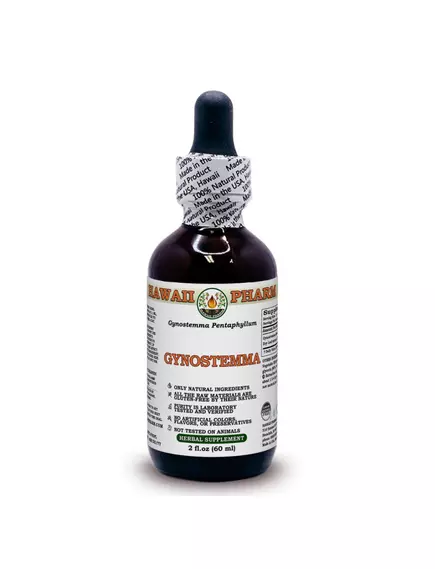 Hawaii Pharm Gynostemma Pentaphyllum Alcohol-FREE / Гіностемма П'ятилінна без спирту 60 мл від магазину біодобавок nutrido.shop