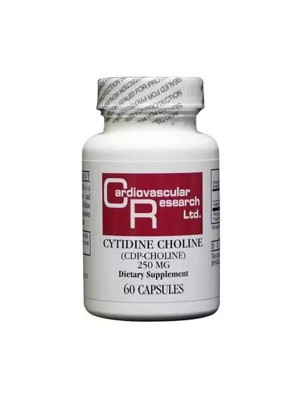 ECOLOGICAL FORMULA CYTIDINE CHOLINE / ЦИТИДИН ХОЛІН ПІДТРИМКА НЕРВОВОЇ СИСТЕМИ 250 МГ 60 КАПСУЛ від магазину біодобавок nutrido.shop