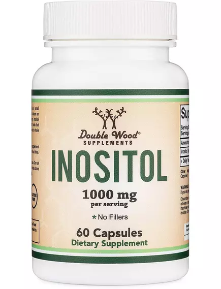 DOUBLE WOOD INOSITOL / МІО-ІНОЗИТОЛ ПІДТРИМКА ФЕРТИЛЬНОСТІ У ЖІНОК 60 КАПСУЛ від магазину біодобавок nutrido.shop