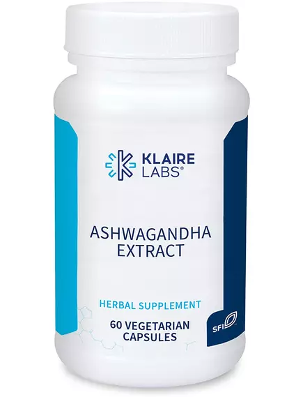 KLAIRE ASHWAGANDHA EXTRACT / АШВАГАНДА ЕКСТРАКТ 300 МГ 60 КАПСУЛ від магазину біодобавок nutrido.shop