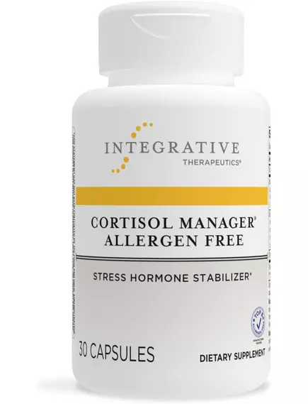 Integrative Therapeutics Cortisol Manager Allergen Free / Здоровий рівень кортизолу 30 капсул від магазину біодобавок nutrido.shop