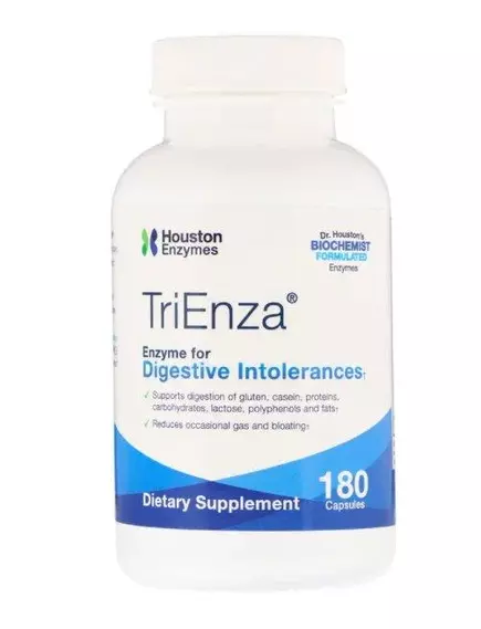 Houston Enzymes TriEnza / Триенза энзимы 180 капс в магазине биодобавок nutrido.shop