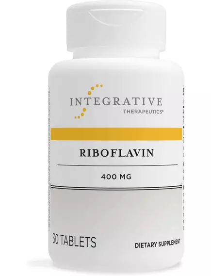 INTEGRATIVE THERAPEUTICS RIBOFLAVIN / ВІТАМІН Б2 РИБОФЛАВІН 400 МГ 30 ТАБЛЕТОК від магазину біодобавок nutrido.shop