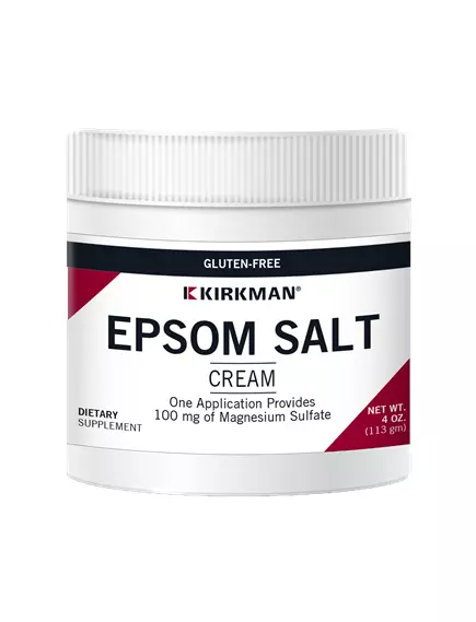 KIRKMAN LABS EPSOM SALT CREAM / КРЕМ ІЗ АНГЛІЙСЬКОЮ СІЛЛЮ 113 Г від магазину біодобавок nutrido.shop