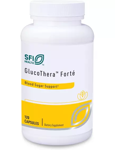 KLAIRE GLUCOTHERA FORTE / ЗДОРОВИЙ МЕТАБОЛІЗМ ГЛЮКОЗИ КОМПЛЕКС ХРОМУ З АЛК І КУРКУМОЮ 120 КАПСУЛ від магазину біодобавок nutrido.shop