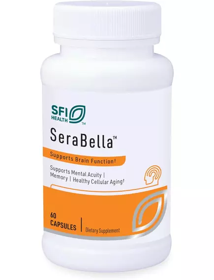 KLAIRE LABS SERABELLA (FORMELY PHOSPHATIDYL SERINE SF) / ФОСФАТИДИЛСЕРИН З ЛЕЦИТИНУ СОНЯШНИКА 60 КАПСУЛ від магазину біодобавок nutrido.shop