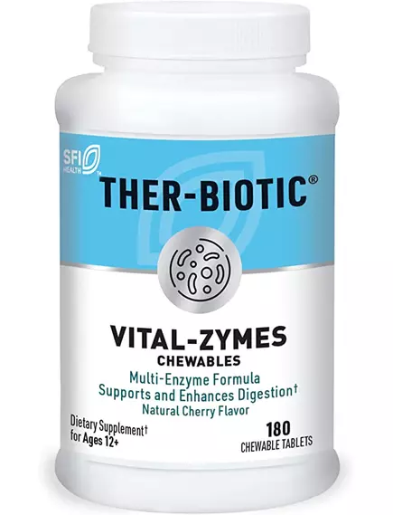 KLAIRE VITAL-ZYMES CHEWABLE / ВІТАЛ ЗІМС ЖУВАЛЬНІ ЕНЗИМИ 180 ТАБЛ від магазину біодобавок nutrido.shop