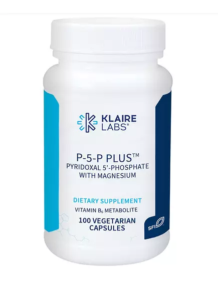 KLAIRE P-5-P PLUS ™ (PYRIDOXAL 5'-PHOSPHATE WITH MAGNESIUM) / P-5-P З МАГНІЄМ 100 КАПС від магазину біодобавок nutrido.shop