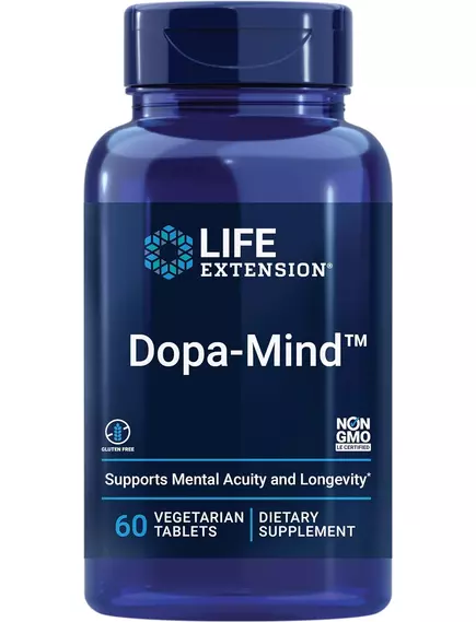 Life Extension Dopa-Mind / Допа-Майнд підтримка високого рівня дофаміну 60 таблеток від магазину біодобавок nutrido.shop