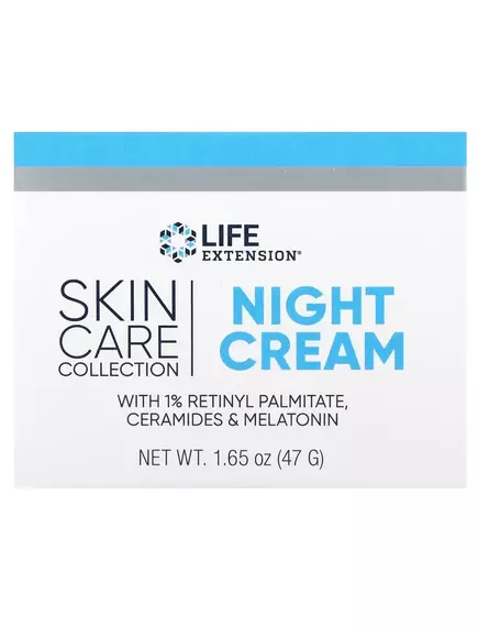 Life Extension Skin Care Collection Night Cream / Нічний крем на основі мелатоніну 47 г від магазину біодобавок nutrido.shop