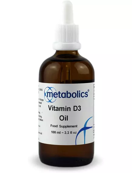 METABOLICS VITAMIN D3 OIL / ВІТАМІН Д3 НА ОЛІЇ АВОКАДО 100 МЛ від магазину біодобавок nutrido.shop