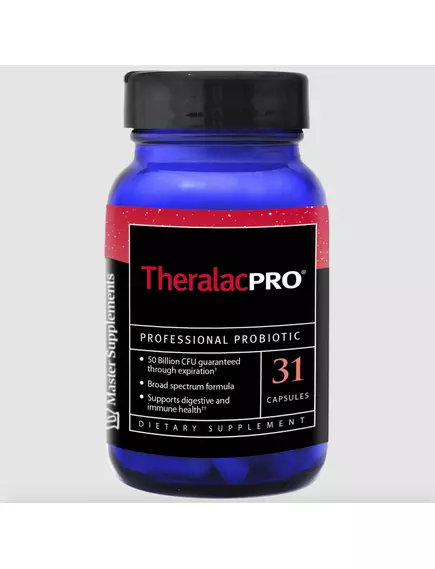 MASTER SUPPLEMENTS THERALACPRO / ТЕРАЛАКПРО ПРОБИОТИК 40 КАПСУЛ від магазину біодобавок nutrido.shop