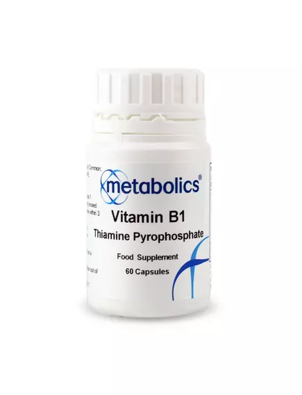 METABOLICS VITAMIN B1 THIAMINE PYROPHOSPHATE / ВІТАМІН Б1 ТІАМІН ПІРОФОСФАТ 60 КАПСУЛ від магазину біодобавок nutrido.shop